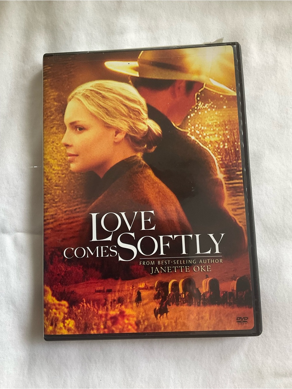 Love Comes Softly DVD - Warm Brown & Gold Cover